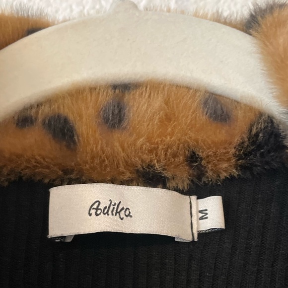 NWOT Adika Dasio Furry Detail Cardigain - Picture 11 of 11